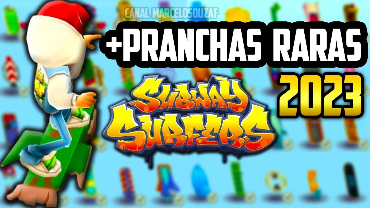 Todas as Pranchas do Subway Surfers em 2023