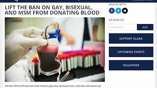 GLAAD calling on the FDA to lift the blood donation ban for gay men