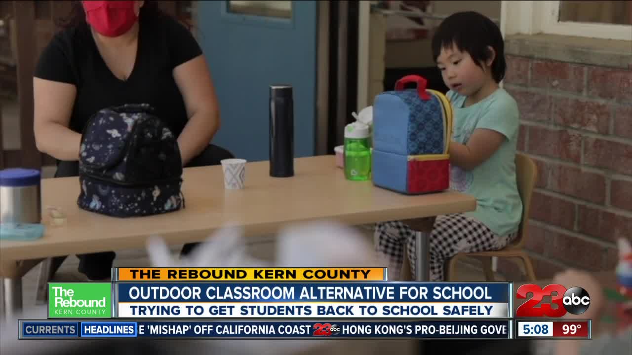 Getting back to school, outside