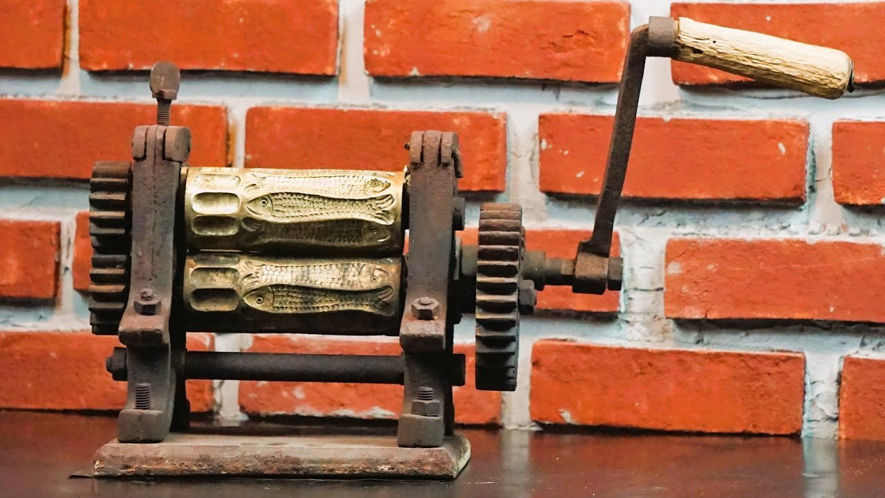 1865 Candy Drop Roller Machine Restoration