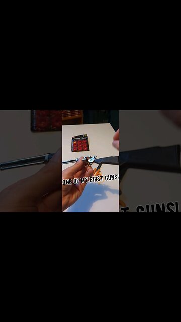 Shooting my childhood rifle. [Vintage Victory "toy gun"] #capgun #toys