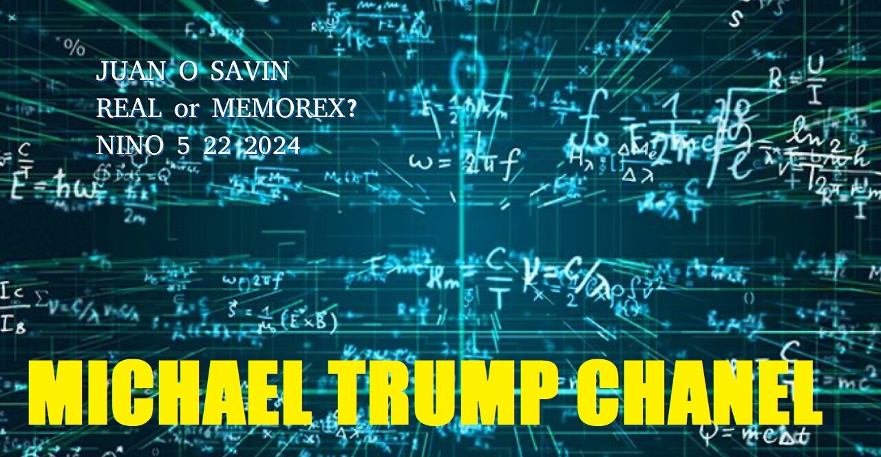 JUAN O SAVIN- Who is in Control? Real or Memorex?