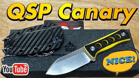 QSP Canary neck knife ! Light as a feather and it’s “Cheep” !!