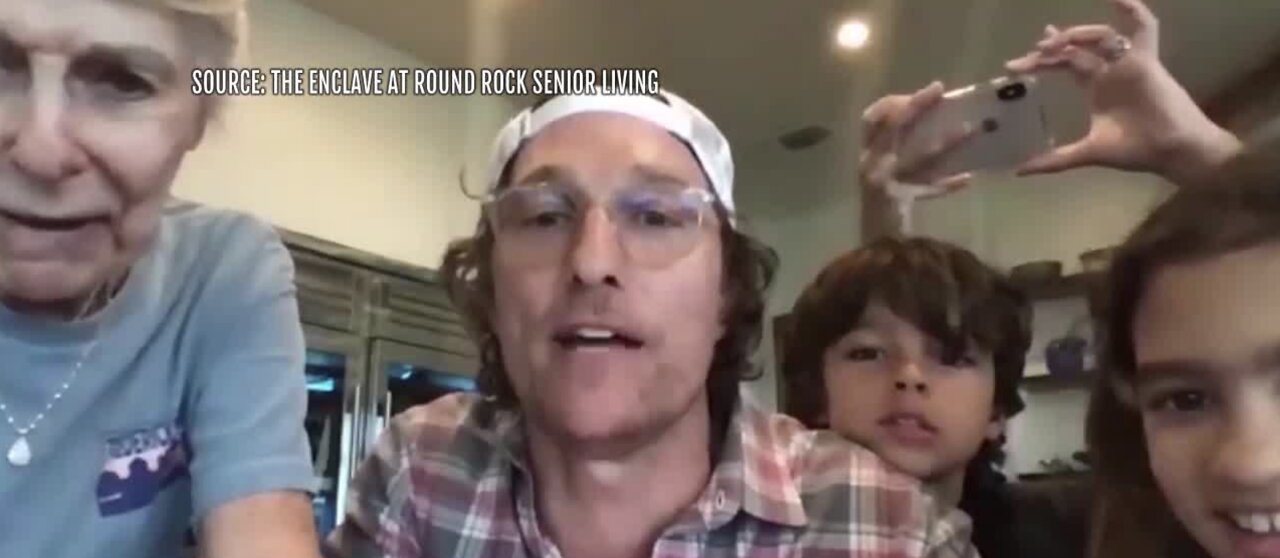 TRENDING: Matthew McConaughey plays virtual bingo with seniors