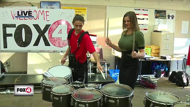 High school band fundraises for holiday parade in March - 7:30am live report