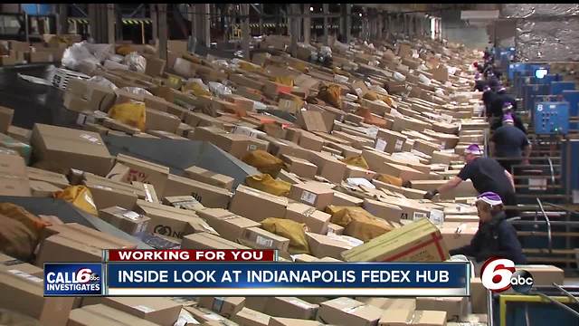 Indianapolis has the second-largest FedEx hub in the U.S. Take a look inside.