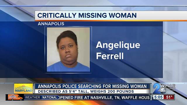 Police searching for critically missing Annapolis woman