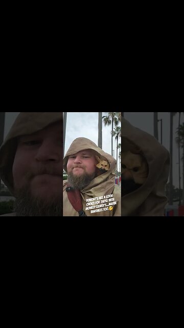 It's been very wet lately... remember your poncho's