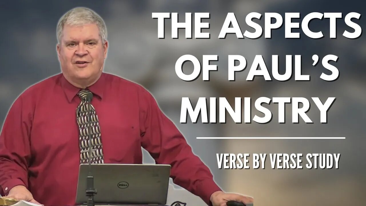 The Aspects of Paul's Ministry | 2 Corinthians | Calvary of Tampa with Dr. Gilbert