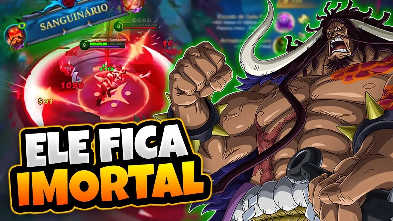 SE VOCÊ JOGAR SEM MEDO ELE FICA IMORTAL! | MOBILE LEGENDS