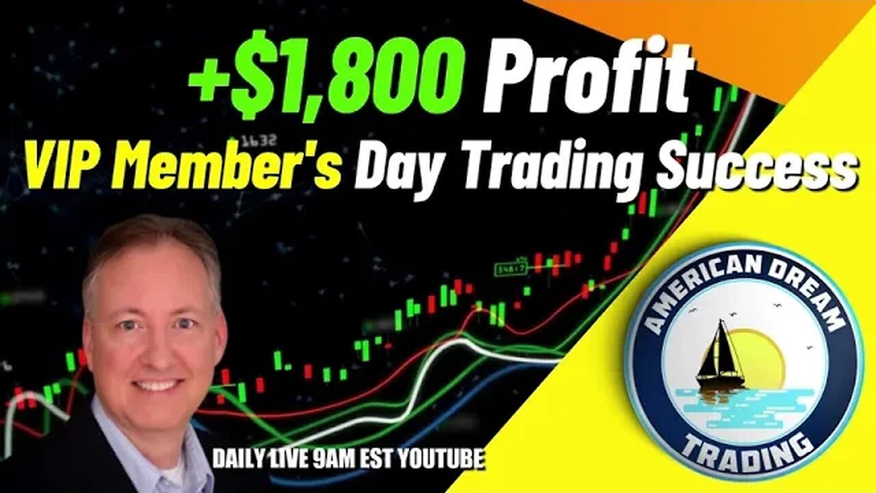 Mastering Success - VIP Member's +$1,800 Account Profit In Day Trading