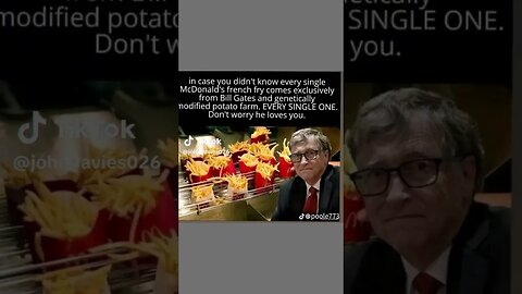 How #mcdonalds #Fries #GMO #potatoes #billgates #usa #America #American