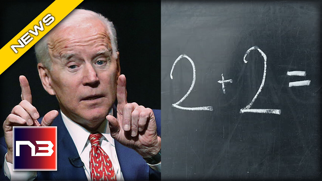 Joe Biden EMBARASSES Himself in Front of the World after Failing to do Simple Math