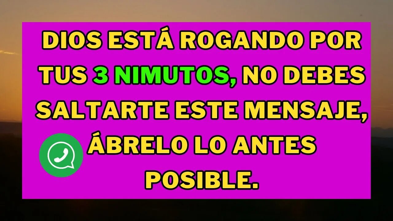 ✝️ DIOS CLAMA! Mira este video 💌 URGENTE, DEJA DE IGNORARLO