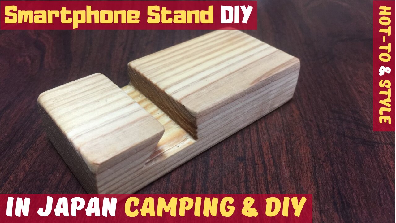 📱 How to Make a Smartphone Stand | DIY Woodcraft 🛠️