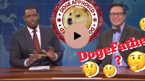 The DogeFather Elon Musk on SNL (Very Important here's why #dogecoin​)