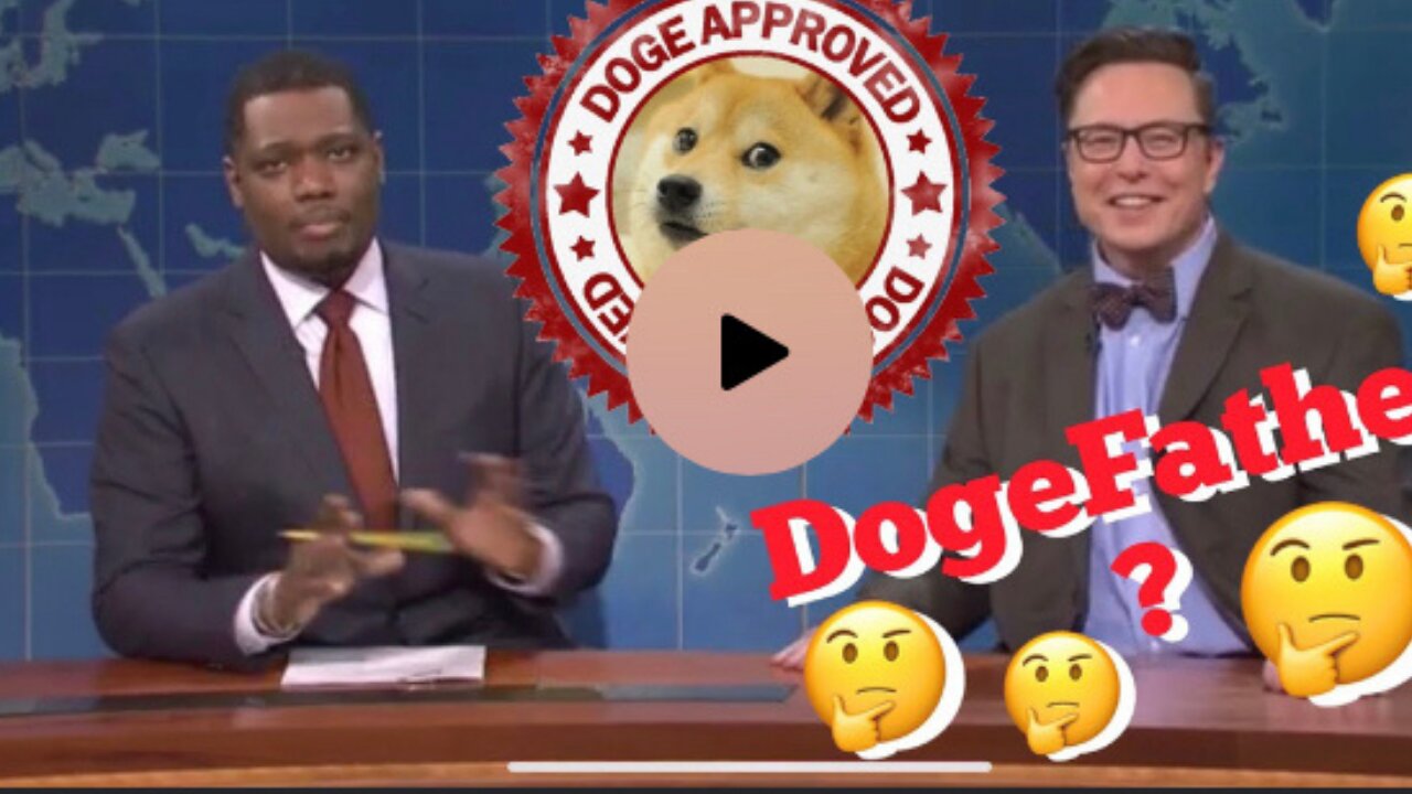 The DogeFather Elon Musk on SNL (Very Important here's why #dogecoin​)