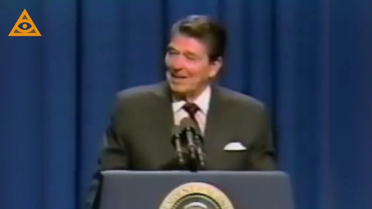 U.S. President Ronald Reagan on Alien Invasion.