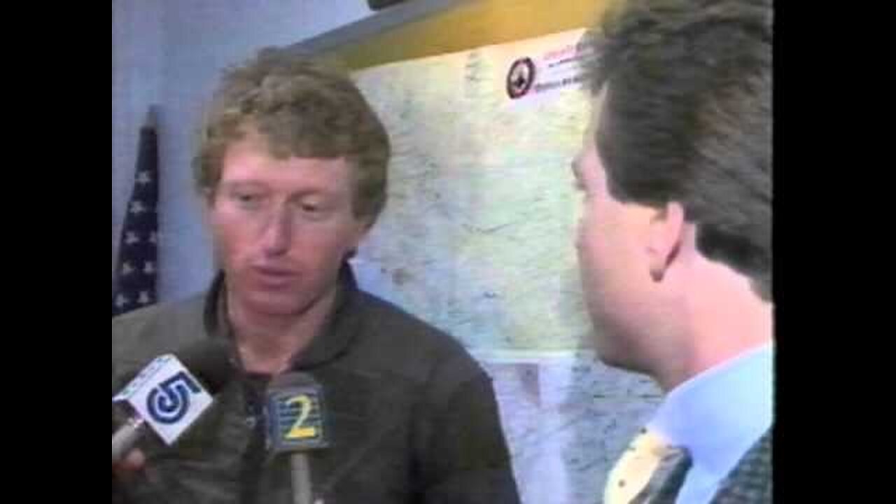 November 24, 1987 - Close Call for Race Car Driver Bill Elliott