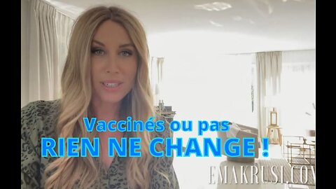 Ema Krusi (vidéo) | Dîner de cons planétaire : vous êtes vaccinés, mais rien ne va changer pour vous...