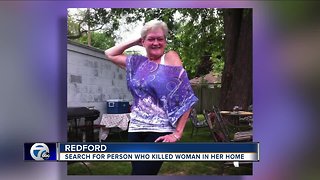 Suspect & vehicle sought after murder of 65-year-old woman in Redford Twp.