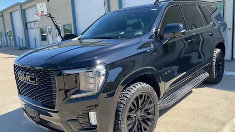 Tulsa Auto Wraps | White Glove Auto | Black GMC