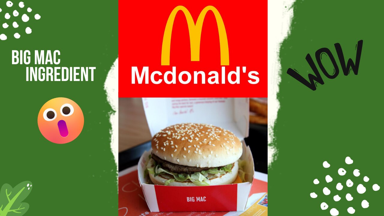McDonald's Big Mac Contain What?