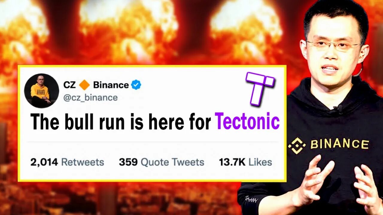 TECTONIC CRONOS HOLDERS CZ BINANCE'S FINAL WARNING!!🔥 TONIC BREAKING NEWS!! TONIC 400X RISE!!