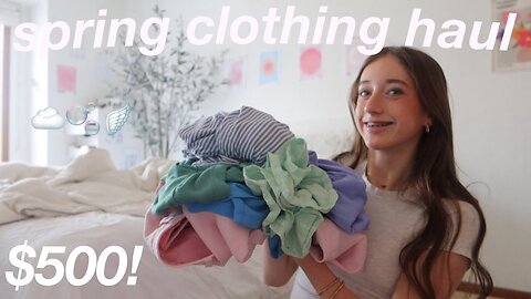 Trendy Spring Clothing Haul 2024 | $500 Worth of Cute Outfits