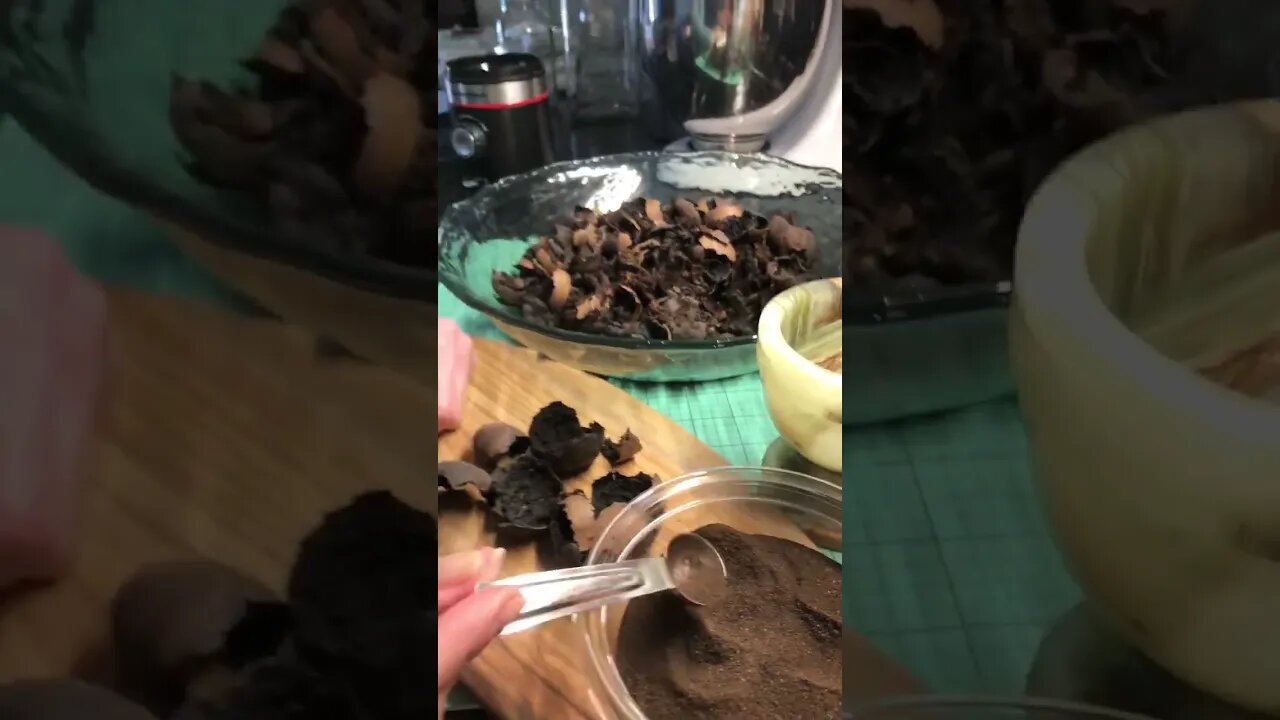 Her Powder Kills GUT PARASITES! 🌰☠️ #blackwalnut #shorts #viral #trending #tiktok