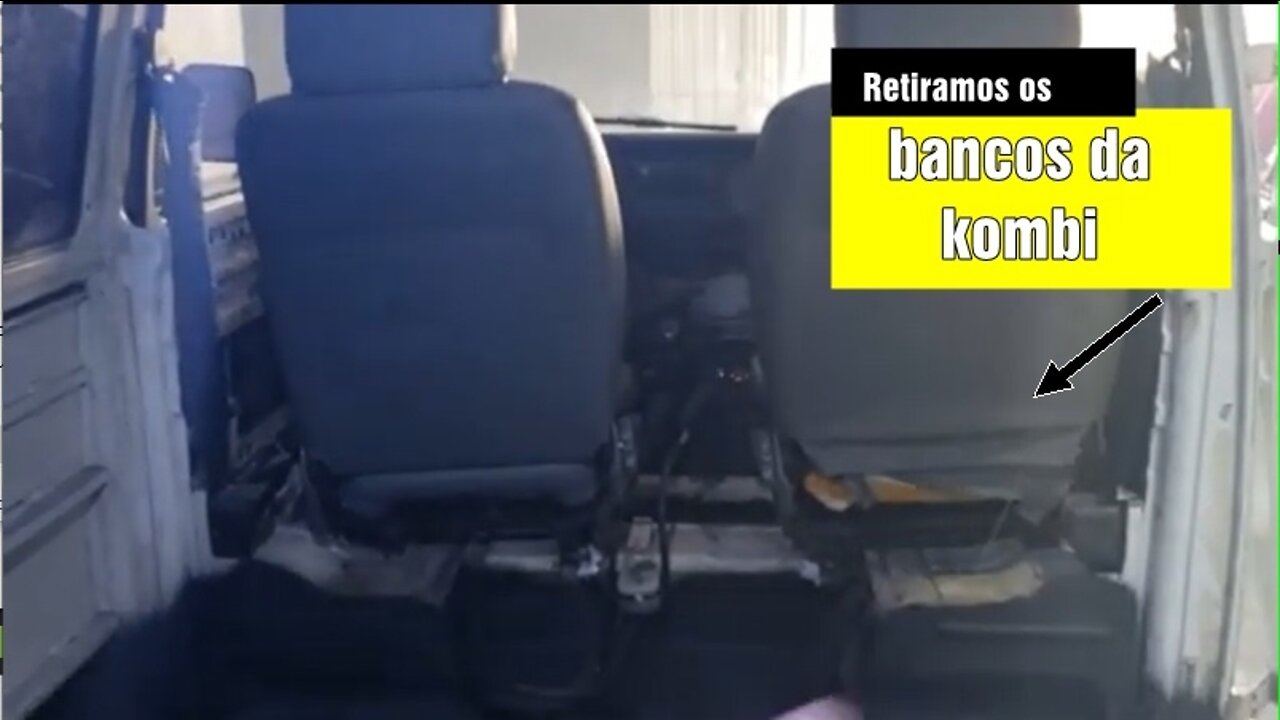 Elétrica e funilaria da kombi - Adaptação dos bancos - Construindo uma kombihome - ep. 02