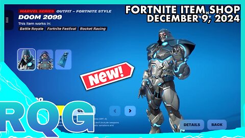 “NEW” DOOM 2099 IS HERE+UPDATE TOMORROW! FORTNITE ITEM SHOP (December 9, 2024)