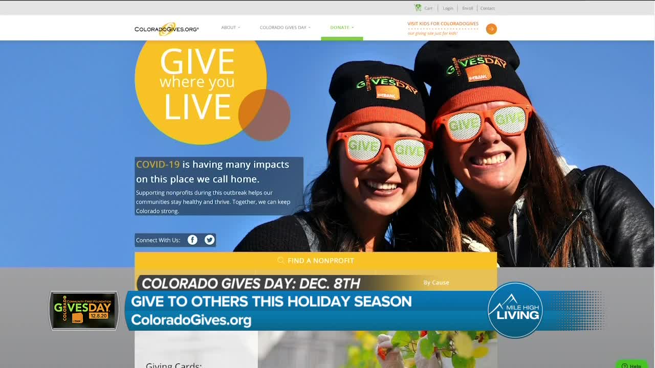 Support Non-Profits This Holiday Season // ColoradoGives.org