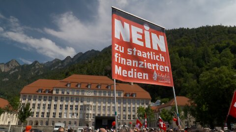 Chur GR - Stiller Protestmarsch - 04.09.2021/2021.09.04