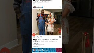 Tee Grizzly dressed up as Chucky #teegrizzley #chucky chuck #costume #costumes #rapper #rapmusic