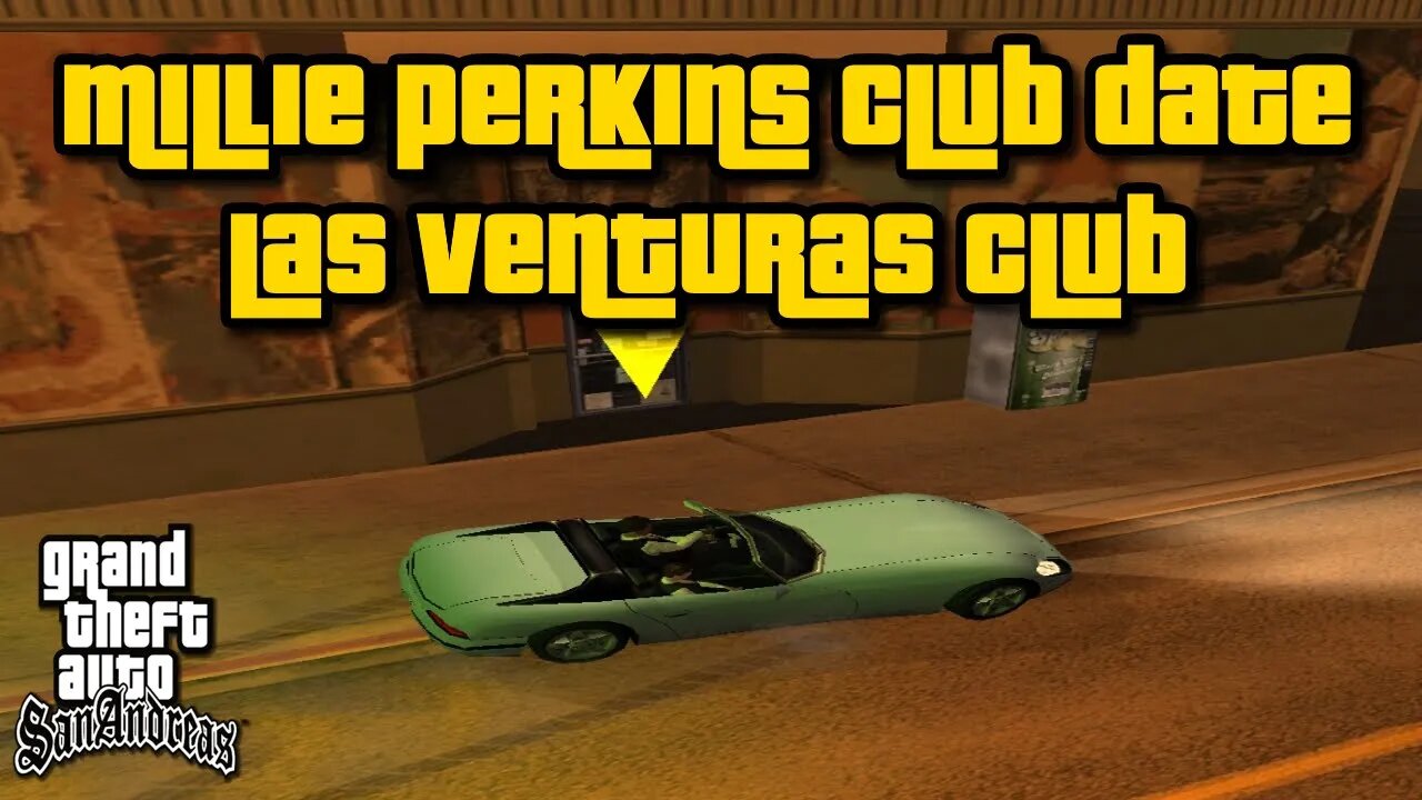 Grand Theft Auto San Andreas - Millie Perkins Club Date ("Las Venturas Club") [w/ "Hot Coffee"]