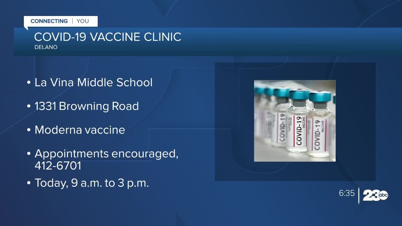 Delano vaccine clinic