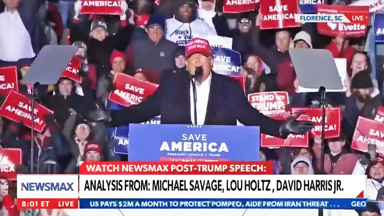 Visibly Swollen Trump Stuns World at Deranged Rally