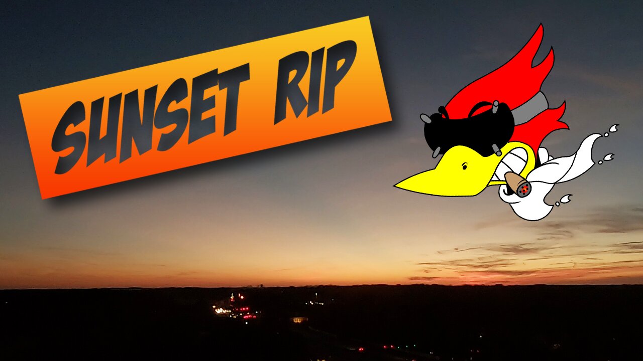 Sunset FPV Drone rip