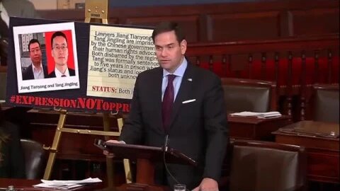 In human rights speech, Rubio highlights two political prisoners in China