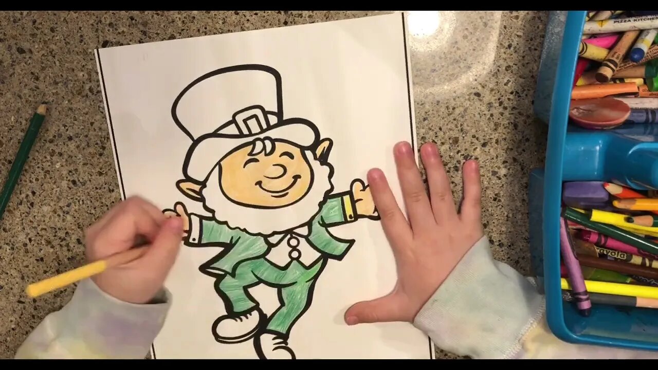 Leprechaun Coloring Page