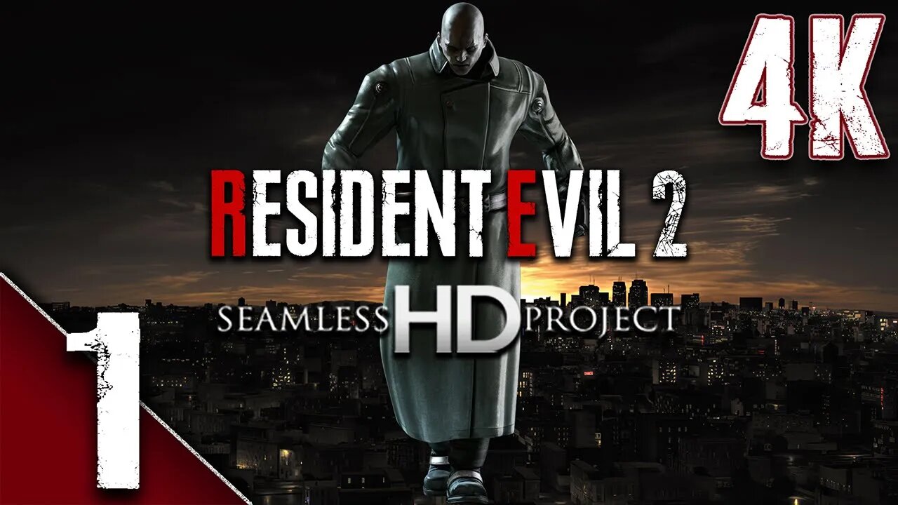 Resident Evil 2 - Seamless HD Project - Dolphin Emulator 4K 60fps - Leon Scenario B - PART 1