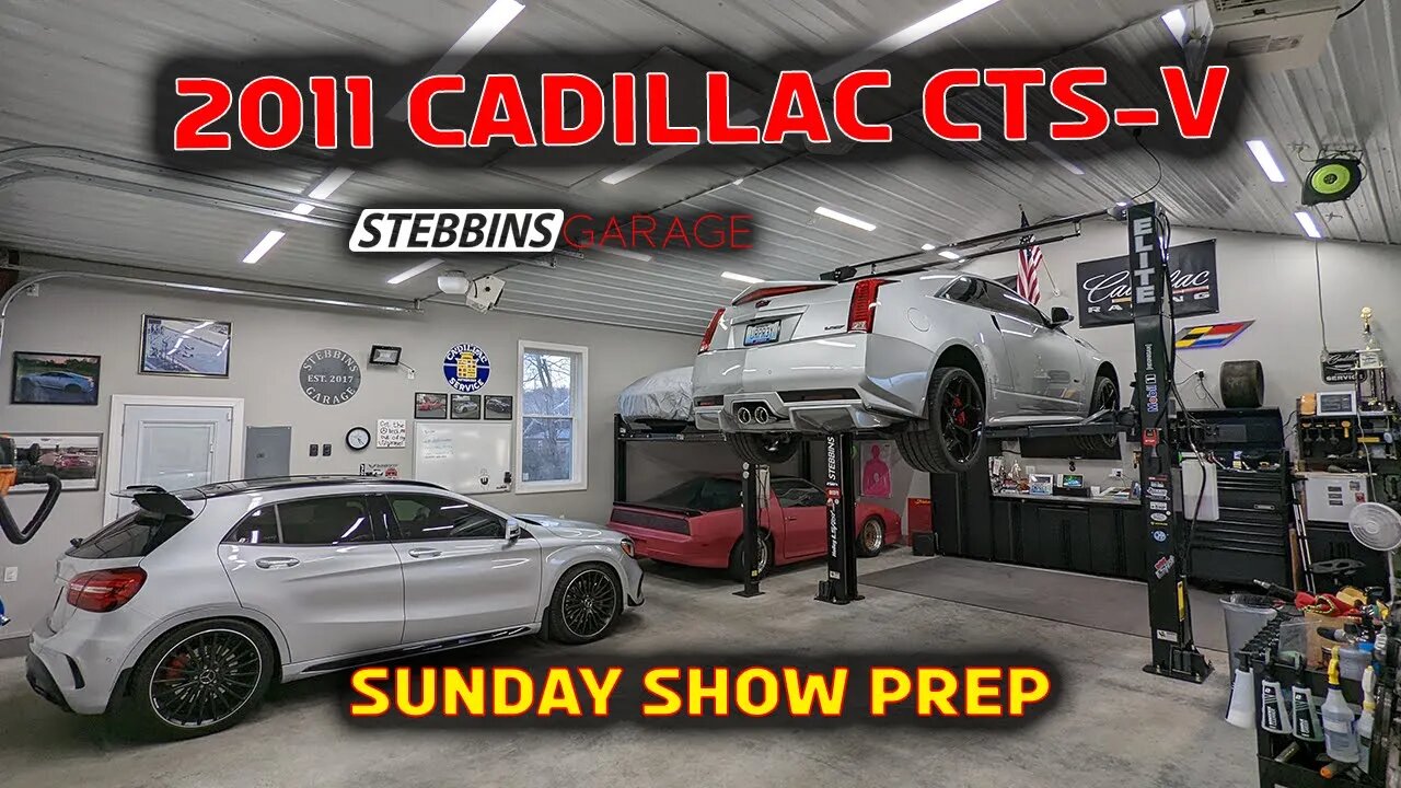 Detailing my 2011 Cadillac CTS-V for a Car Show (Sunday)