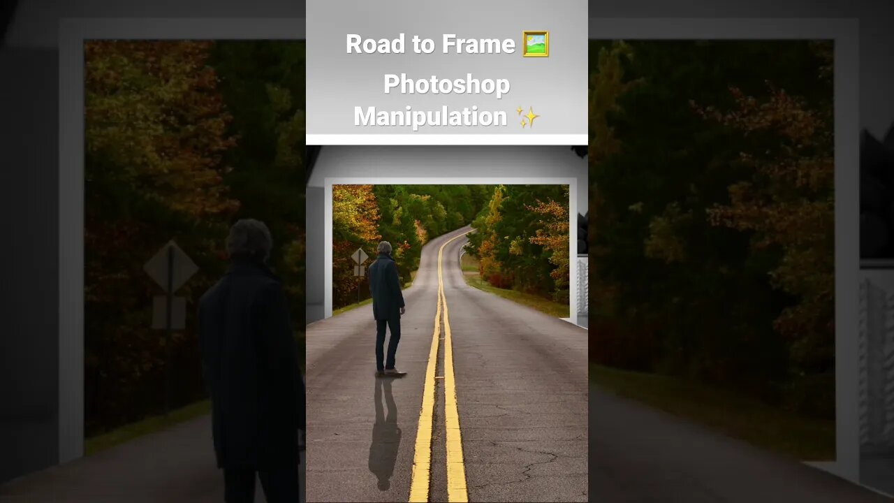 Photoshop Picture Frame Manipulation 🖼️ #fyp #fypシ #graphicdesign #digitalart #photoshop