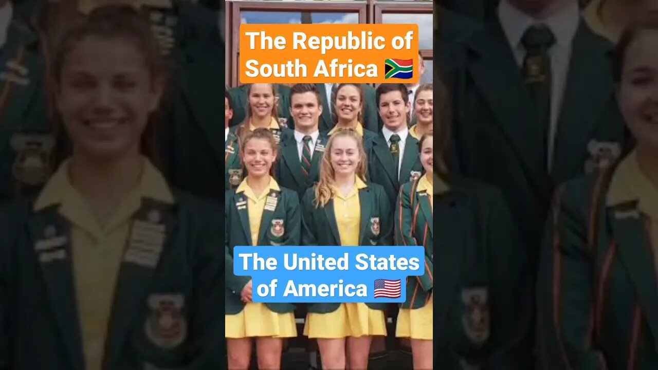 the United States of America and South Africa are VERY Similar #usa #rsa #unitedstates #mzansi