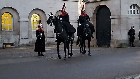 Part Of The Spur falls off #horseguardsparade
