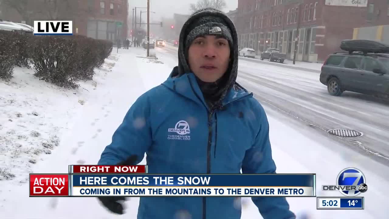 Live: Hazardous conditions in the mountains, icy roads and low visibility for Denver Saturday night