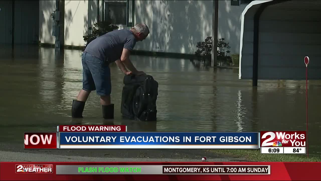 Fort Gibson deals with historic flooding