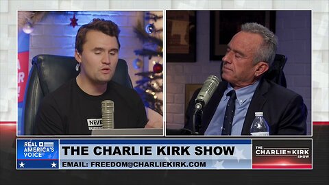 Charlie Kirk | 🚨My interview with RFK Jr. (clip)