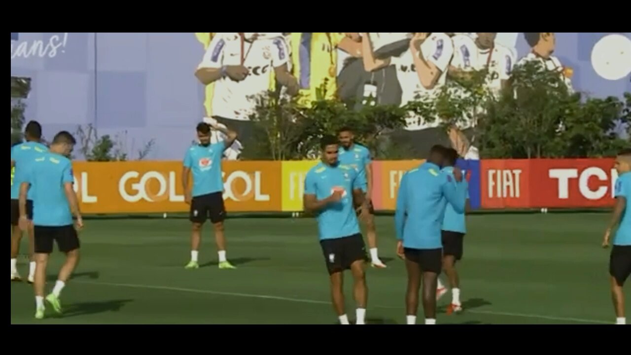 Brazil training session ahead of the World Cup qualifier vs￼ Venezuela